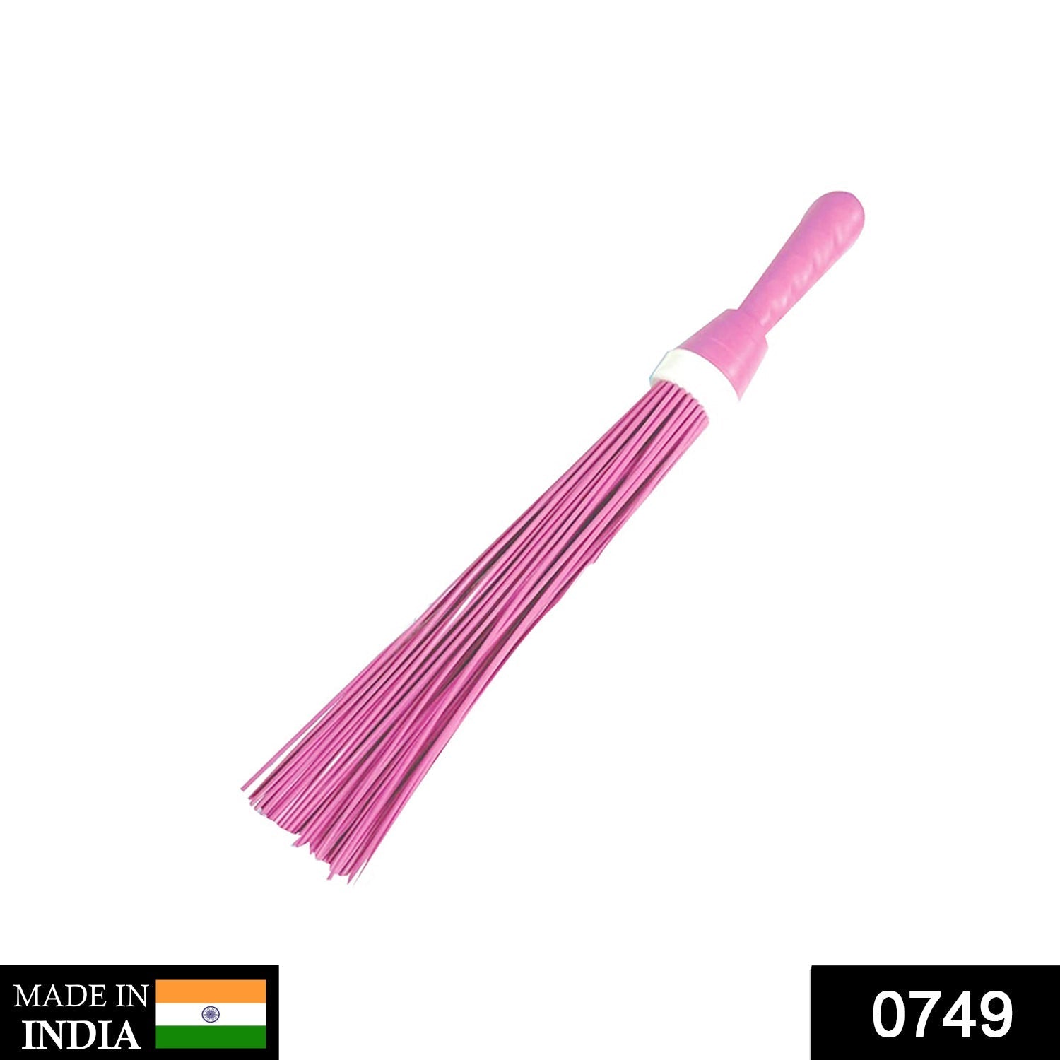 Versatile plastic broom for cleaning both wet and dry surfaces. Versatile plastic broom for cleaning both wet and dry surfaces.